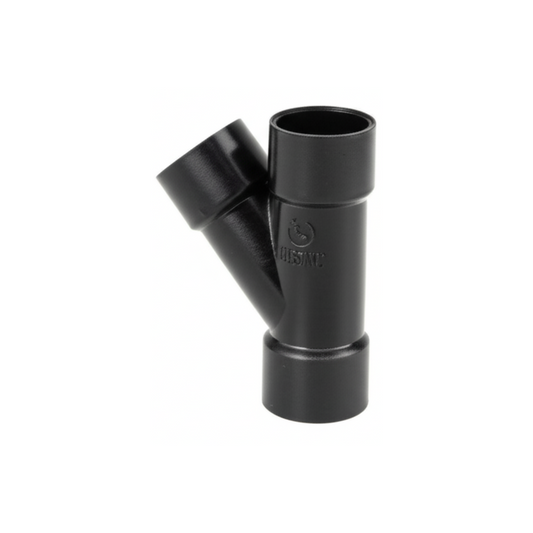 40mm Osma Weld Waste Tee 45 Degree - Wavin (Black) - 5Z210B