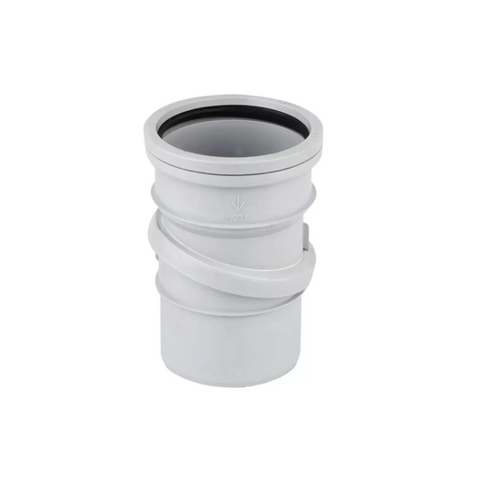 Wavin OsmaSoil Ring-Seal Adjustable Bend (Grey) 30° 110 mm - 4S173G