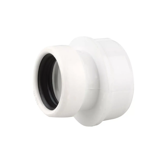 Wavin OsmaSoil Ring‑Seal Boss Adaptor (White) 40mm – 2S399W