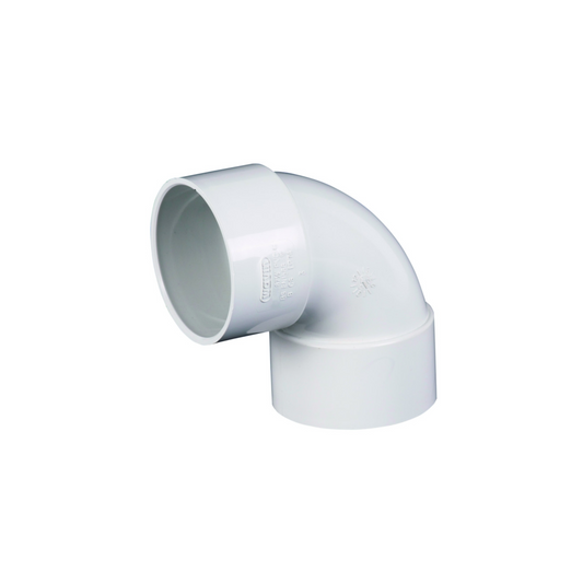 50mm Osma Waste Bend 87.5 Degree - Wavin (White) - 2M161W