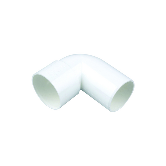 50mm Osma Waste Spigot Bend 90 Degree - Wavin (White) - 2M260W