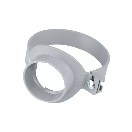 Wavin OsmaSoil PVC‑U Strap Boss (Grey) 110mm - 4S319G