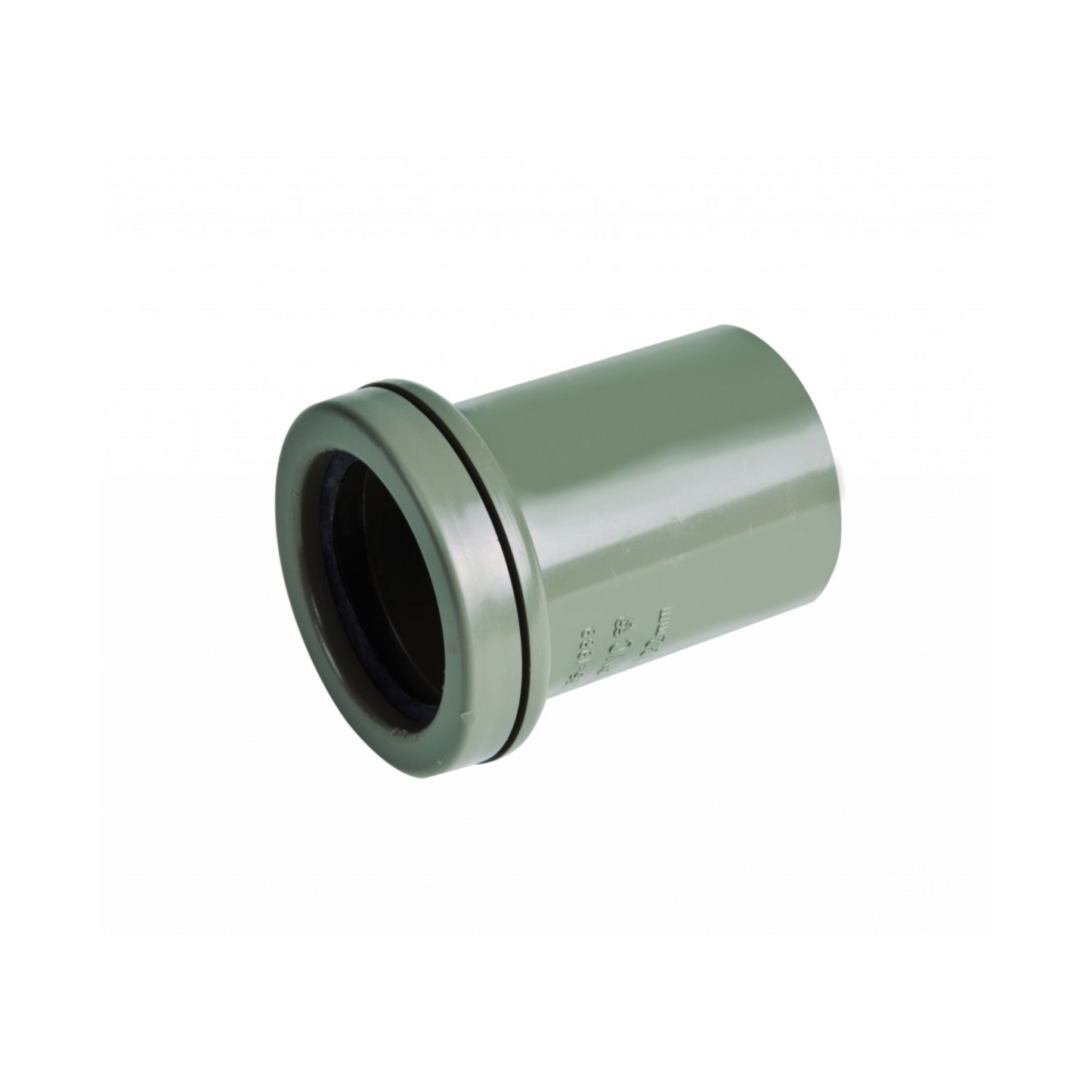 50mm Osma Waste Expansion Socket - Wavin (Olive) - 2M124E