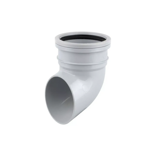 Wavin OsmaSoil Single Socket Pipe Shoe (Grey) 110mm - 4S288G