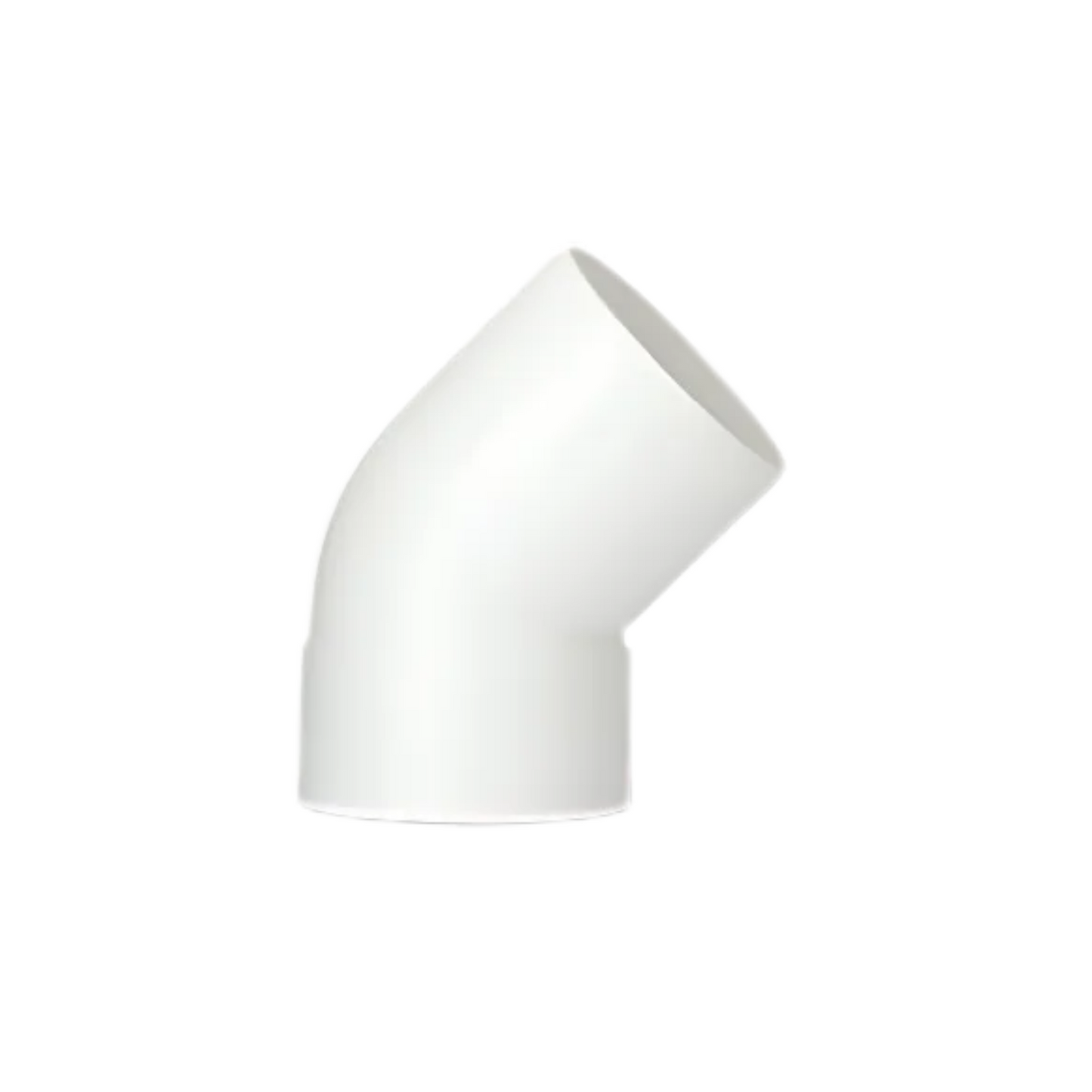 Polypipe System 2000 Offset Bend Solvent Spigot Socket (White) 110mm x 135° - SB404W
