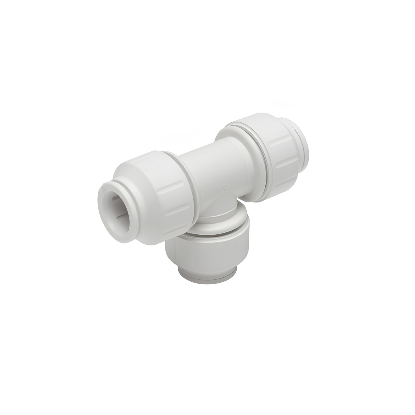 JG Speedfit 15mm Pushfit Equal Tee (White) - PEM0215W