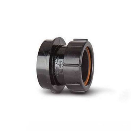 Polypipe Soil Straight Adaptor (Black) 32mm - SN63B