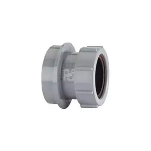 Polypipe Soil Straight Adaptor (Grey) 40mm - SN64G