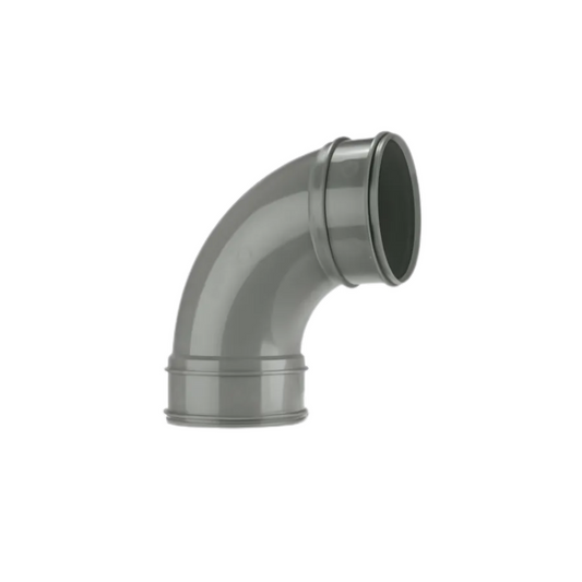 Polypipe System 2000 Bend Double Socket (Solvent Grey) 110mm x 92.5° - SWB22SG