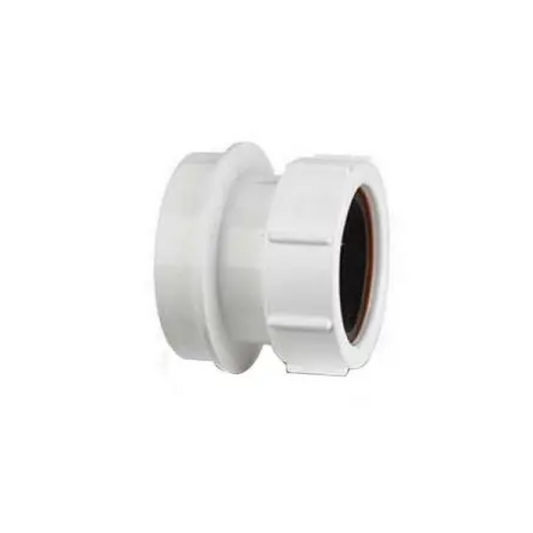 Polypipe Soil Straight Adaptor (White) 32mm - SN63W