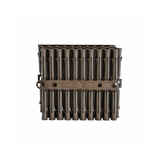 5.5mm × 34mm Plastic Wall Plug P3TT(Brown) - P3TT