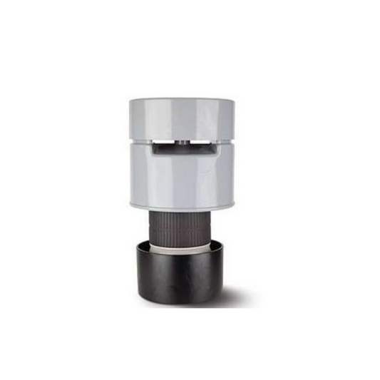 Polypipe Air Admittance Valve Solvent Socket (Grey) 110 mm - SPV110G