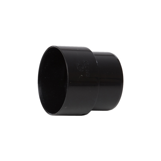 Polypipe Mini Round Down Pipe Connector (Black) 50mm - RM325B