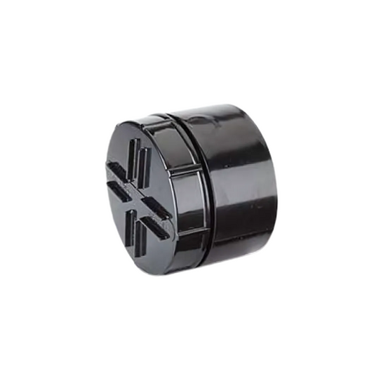 Polypipe Screwed Access Cap Socket Tail (Black) 110mm - SA63B