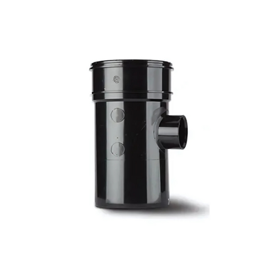 Polypipe System 2000 Single Boss Pipe (Black) 110mm x 40mm - BP423B