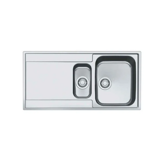 Franke Maris MRX 251 1.5 Bowl Inset Sink Left-Hand Drainer (Stainless Steel) – 127.0305.146