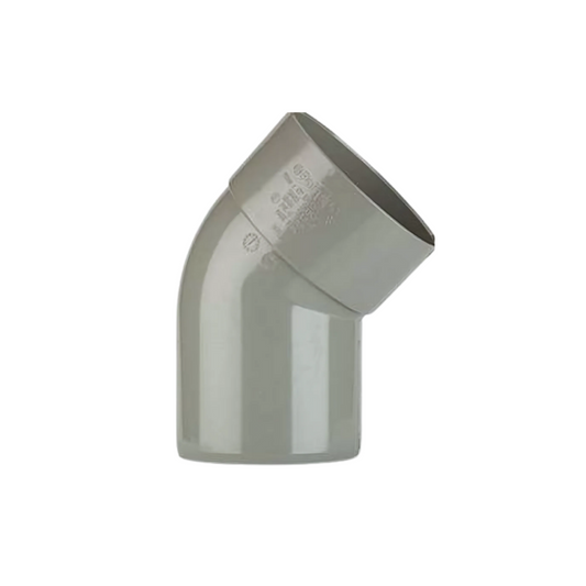 Polypipe 135° Spigot Socket Offset Bend (Grey) 110mm - SB404SG