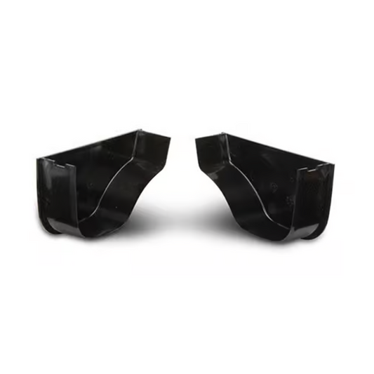 Polypipe Internal Stop End Left Hand (Black) 130mm - ROG08B