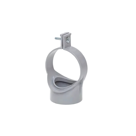 Polypipe PolySoil Strap Boss Side Fix Clip (Grey) 160mm - SG16G