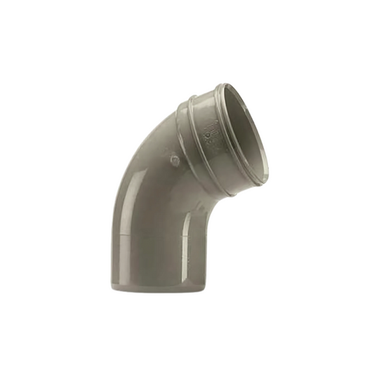 Polypipe System 2000 Bend Double Socket (Solvent Grey) 110mm - SWB24SG