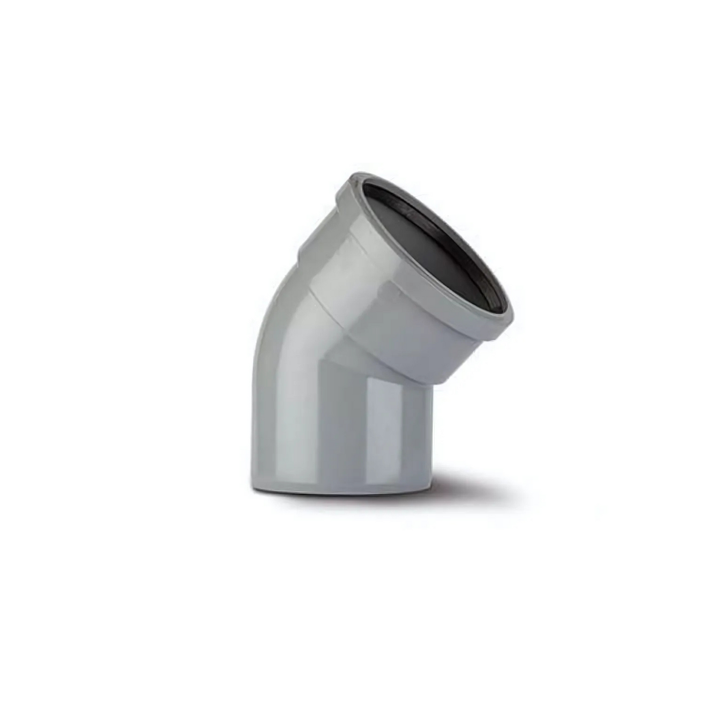 Polypipe PolySoil Single Socket Bend (Grey) 110mm x 135° - SB412G