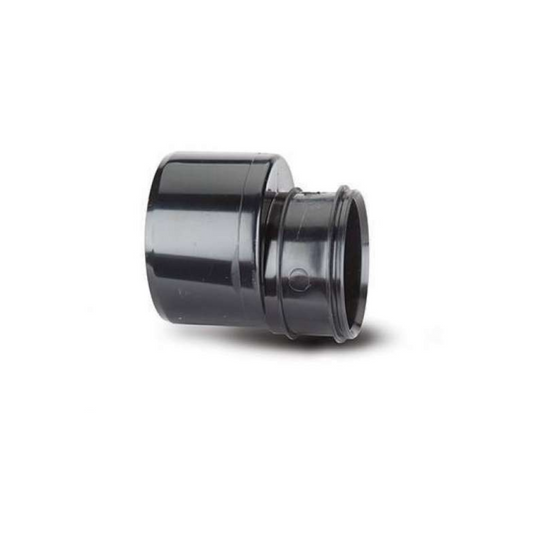 Polypipe System 2000 Reducer Socket/Spigot (Black) 110mm x 82mm - SWD96B