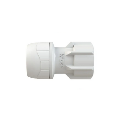 Polypipe Polyplumb Enhanced Hand Tightened Tap Connector 15mm x 1/2" - PB2715EW