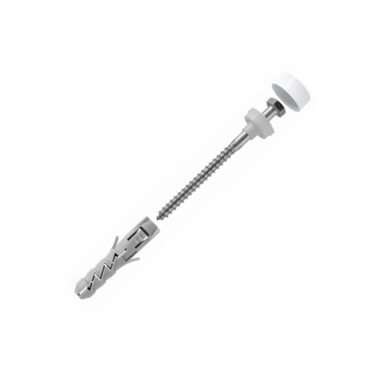 Rawlplug WC Fixing Kit Short Plug (Single Bag Set) - R-S1-WCB-B