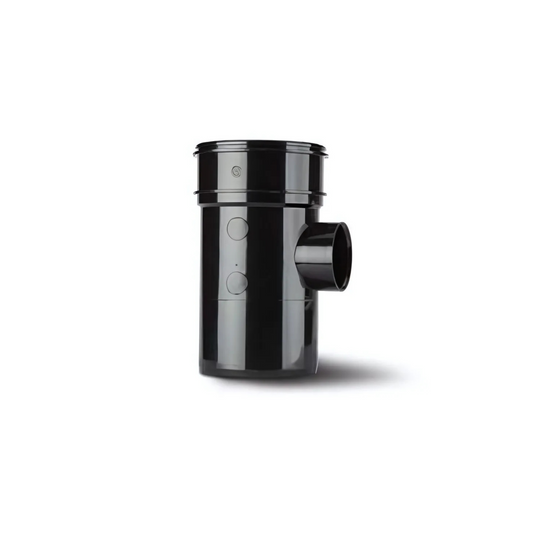Polypipe System 2000 Boss Pipe Single Socket (Black) 110mm x 50mm - BP425B