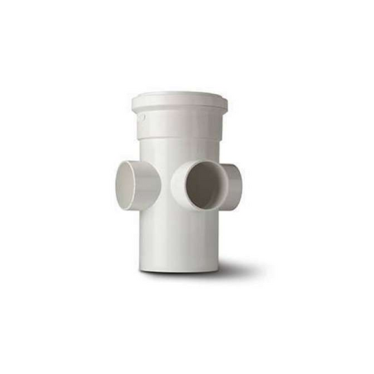 Polypipe Polysoil Single Boss Pipe Requires Boss Adaptor (White) 110mm - SJ454W