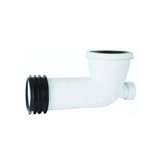 Polypipe Kwickfit Connector (White) 110mm x 90° - SK49