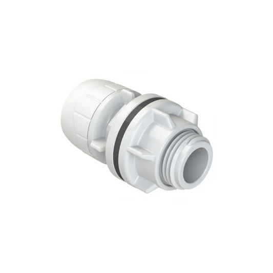 Polypipe Polyplumb Enhanced Tank Connector 15mm x 1/2" - PB3815EW