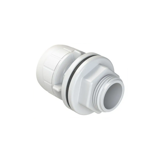 Polypipe Polyplumb Enhanced Tank Connector 22mm x 3/4" - PB3822EW