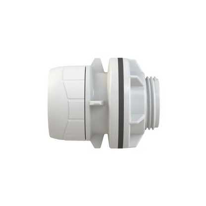 Polypipe Polyplumb Enhanced Tank Connector 28mm x 1" - PB3828EW