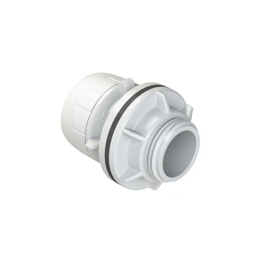 Polypipe Polyplumb Enhanced Tank Connector 28mm x 1" - PB3828EW