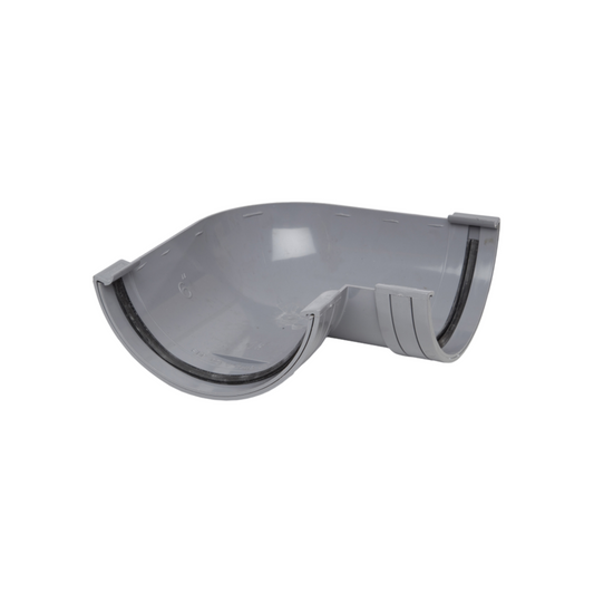 Polypipe 90 Degree Gutter Angle (Grey) 150mm x 90° - RL603G