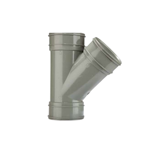 Polypipe Single Branch (Grey) 110mm x 135° - SWT37SG