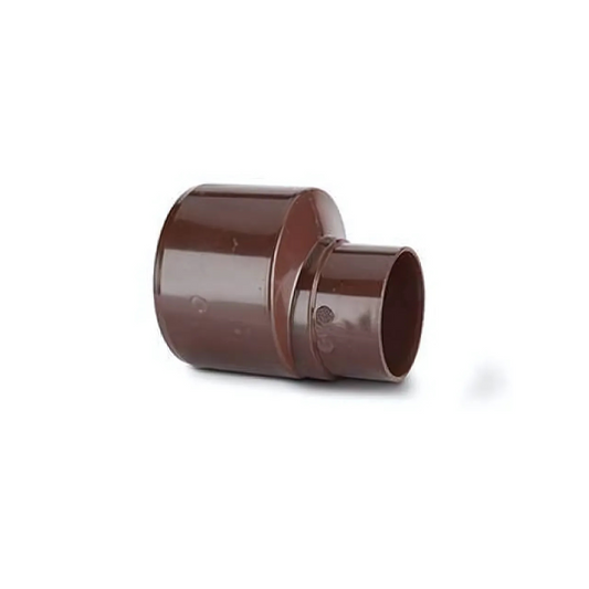 Polypipe Polysoil Reducer Round Downpipe (Brown) 110mm x 68mm - SD46BR