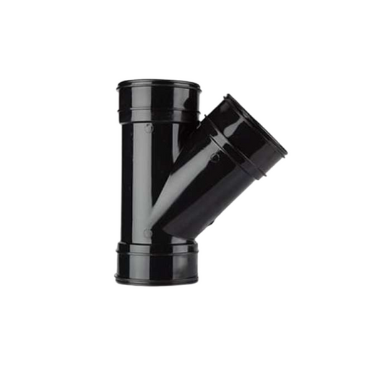Polypipe System 2000 Single Branch (Black) 110mm x 135° - SWT37B