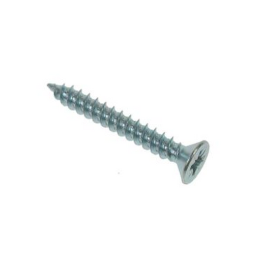 Unbranded Screw Pozi Countersunk Zinc Plated (Box of 200) 2 1/2" - 535923NEW