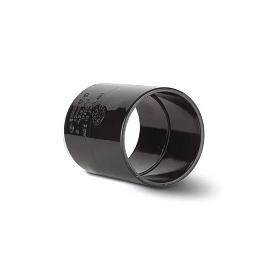 Polypipe Waste Solvent Weld ABSStraight Coupling (Black) 32mm - WS25B