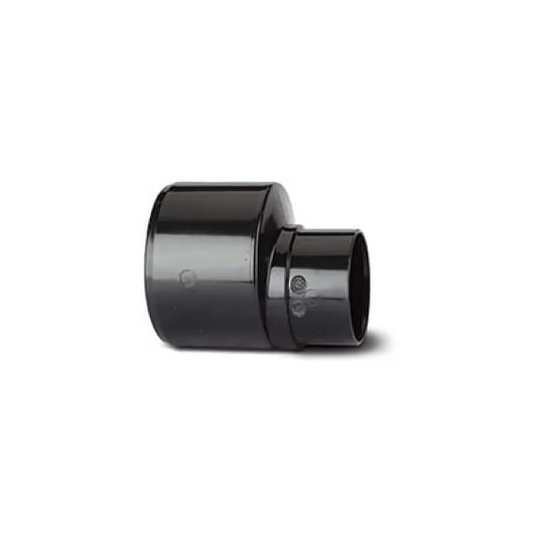 Polypipe Polysoil Reducer Round Downpipe (Black) 110mm x 68mm - SD46B