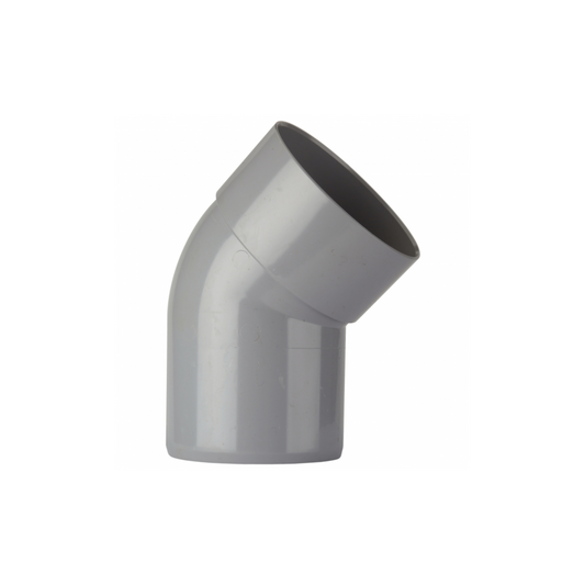 Polypipe PolySoil Offset Bend (Grey) 110mm x 135° - SB404G
