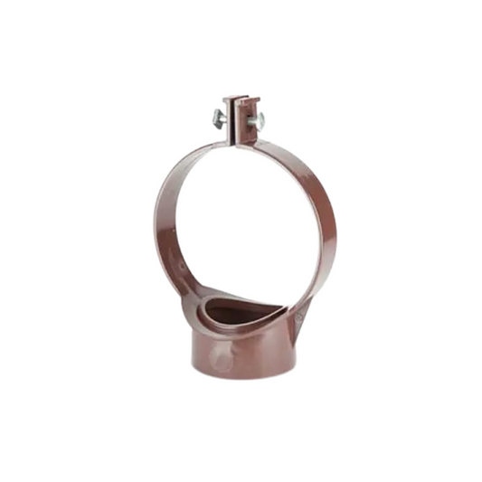 Polypipe Polysoil Strap Boss Back/Fix Nut & Bolt (Brown) 110mm - SG40BR