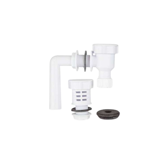 Polypipe Byelaw 30 Kit WRAS listed ¾” DIP Tube Bend (White) - BYE30