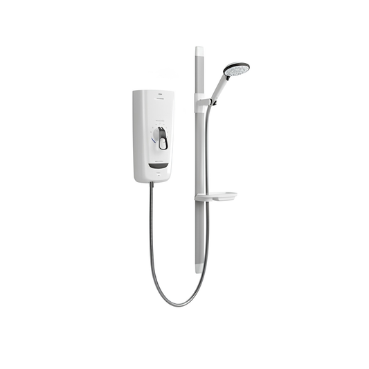 Mira 9.8 KW Advance Flex Thermostatic Electric Shower (White) - 1.1785.004