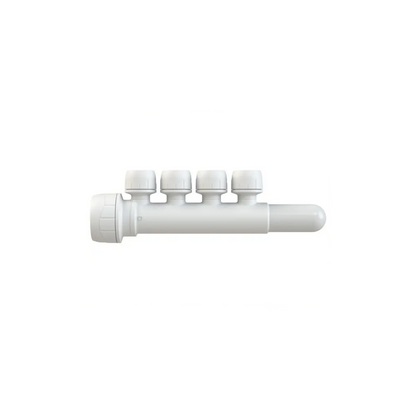 Polypipe Polyplumb Enhanced 4-Port Socket/Spigot 22mm x 10mm - PB7622104EW
