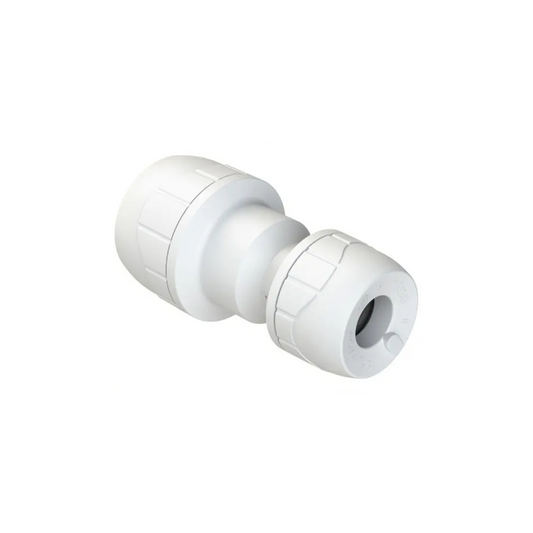Polypipe Polyplumb Enhanced Reducing Coupler 15mm x 10mm - PB5815EW