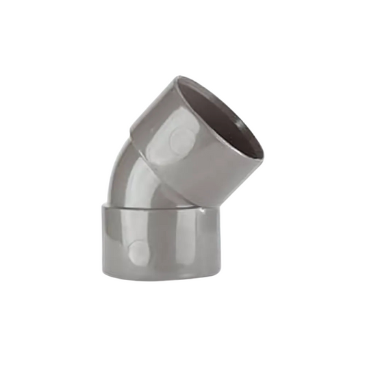 Polypipe Waste Solvent Weld ABS Obtuse Bend (Grey) 32mm x 45° - WS17G