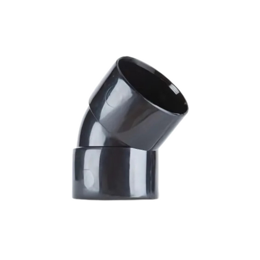 Polypipe Waste Solvent Weld ABS Obtuse Bend (Black) 32mm x 45° - WS17B